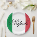 Search for italian flag paper plates World flags