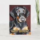 Search for doberman birthday cards Puppy