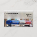 Search for police business cards Security