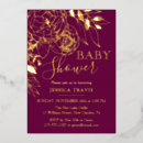 Search for fuchsia baby shower invitations Floral