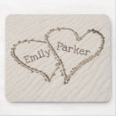 Search for romantic beach mousepads Sand