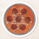 Search for food coasters Illustration