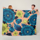 Search for floral blankets Botanical pattern