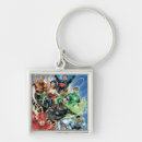 Search for number two key rings Justice league