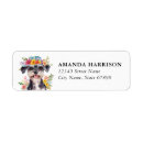 Search for miniature schnauzer return address labels Dog