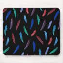 Search for feathered mousepads Black