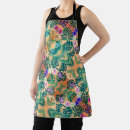 Search for floral painting aprons Leaves
