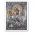 Search for virgin mary icon stickers Theotokos