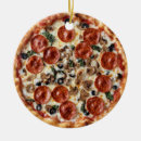 Search for foodie christmas tree decorations Pizza