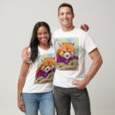 Search for red panda art tshirts Design