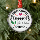 Search for 1st wedding christmas tree decorations Engaged