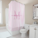 Search for pink shower curtains Monogrammed