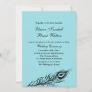 Search for feather wedding invitations Classy