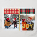 Search for farmhouse style christmas cards Buffalo plaid
