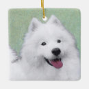 Search for samoyed christmas tree decorations White