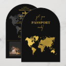 Search for airplane wedding invitations World map