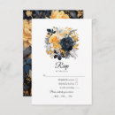 Search for black and gold rsvp cards Floral