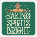 Search for funny baker stickers Christmas cookies