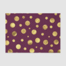 Search for gold polka dot tissue paper Red