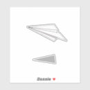Search for folding stickers Paper plane