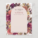 Search for baby shower advice cards Words of wisdom