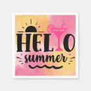 Search for hello summer napkins Pink