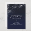 Search for night sky wedding invitations Navy
