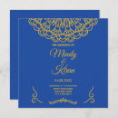 Search for blue and gold wedding invitations Royal