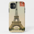 Search for vintage postcard iphone cases Eiffel tower