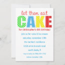 Search for eat cake invitations Cute