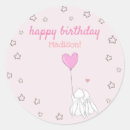 Search for happy birthday cartoon girl stickers Cute