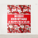 Search for santa claus tapestries Red