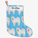 Search for samoyed christmas stockings Puppy