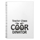 Search for funny teacher notebooks Chaos coordinator