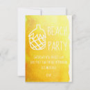 Search for yellow pineapple invitations Modern