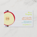 Search for red apple business cards Organic