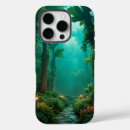 Search for mystical forest iphone cases Green