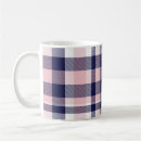 Search for navy plaid mugs Blue