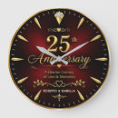 Search for 25th anniversary clocks Keepsake