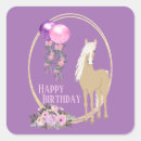 Search for purple flowers stickers Horse