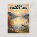 Search for champlain postcards Adirondack mountains