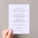 Search for lilac wedding invitations Elegant