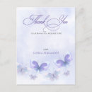 Search for purple butterfly thank you cards Lilac
