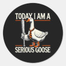 Search for funny goose stickers Retro