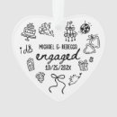 Search for doodle christmas tree decorations Whimsical