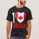 Search for i love canada tshirts Country