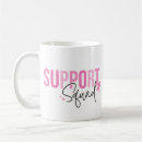 Search for support breast cancer awareness mugs October
