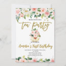 Search for high tea birthday invitations Girl birthday party