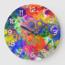 Search for electric clocks Colourful