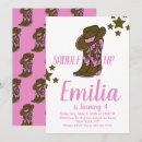 Search for pink cowgirl boots invitations Cowboy